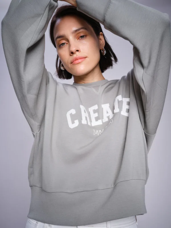 MM CELLI O LS GREEN GREY SWEAT