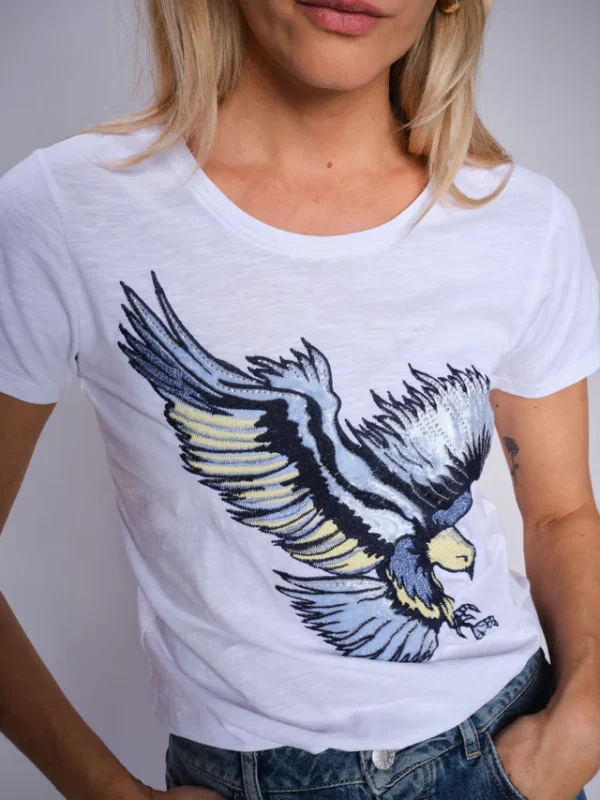 MM REM O SS EAGLE TEE WHITE