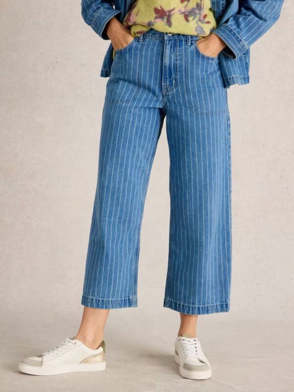 WS TIA DENIM WIDE LEG CROPJEAN