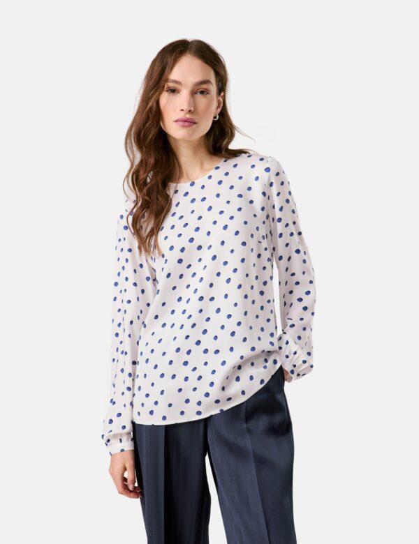 TAI DOT PATTERNED BLOUSE